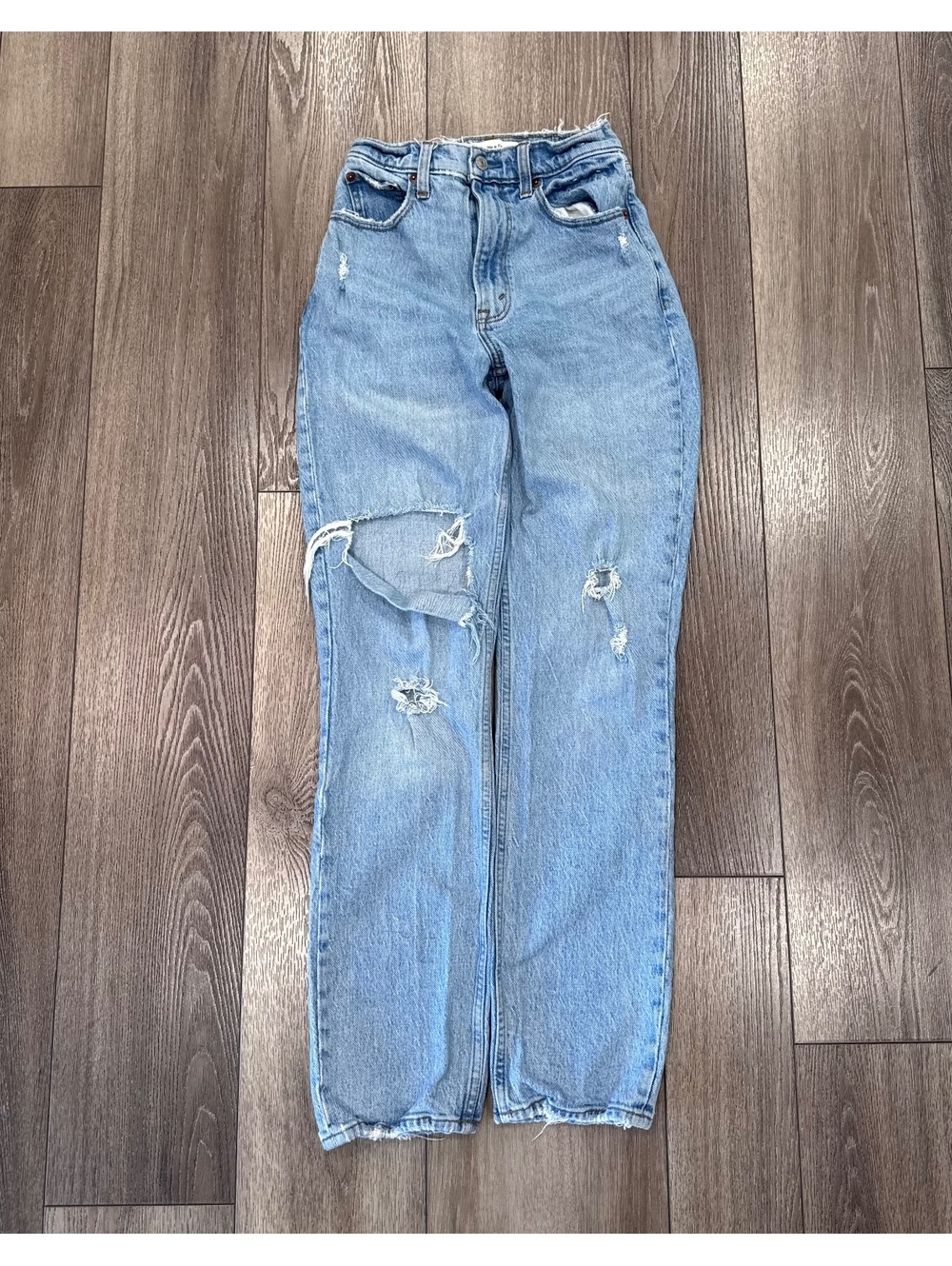 Abercrombie & Fitch The '90s Straight Ultra High Rise Jeans Size 25